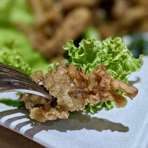 Vegan Crispy Salt and Cumin Abalone Mushroom at Mother Earth Classic - 大地之素 in Central Singapore