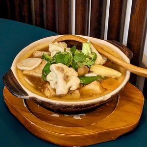 Vegan Claypot Tofu in Teochew Style at Mother Earth Classic - 大地之素 in Central Singapore