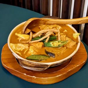 Vegan ME Bestseller Assam Fish Claypot Curry at Mother Earth Classic - 大地之素 in Central Singapore