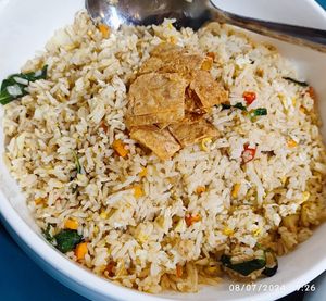 Wok-Fried Spicy Basil and Minced OMNI-meat Fried Rice - 07/08/2024 at Mother Earth Classic - 大地之素 in Central Singapore