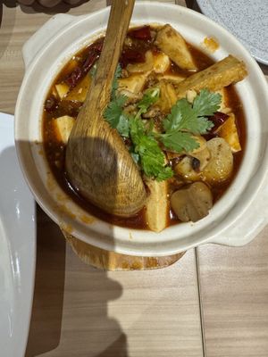 Vegan Claypot Mapo Tofuu very #Veganuary at Mother Earth Classic - 大地之素 in Central Singapore