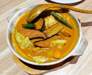 Assam Fish Claypot Curry (Vegan) at Mother Earth Classic - 大地之素 in Central Singapore