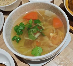 Pig's Tripe Pepper Soup with Preserved Veg (Vegan) at Mother Earth Classic - 大地之素 in Central Singapore