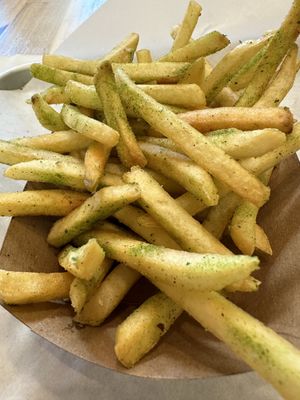 Seasoned fries  at Green Grill in Guerneville
