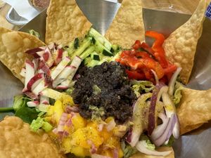Taco salad   at Green Grill in Guerneville
