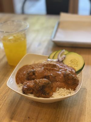 Vegan tikka masala  at Green Grill in Guerneville