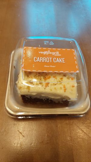 Carrot cake at Veggie Grill by Next Level - Santana Row in San Jose