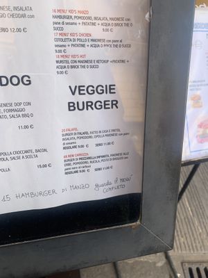 Menu   at Pantondo in La Spezia