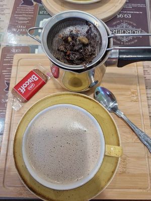 Delicious chai latte at Garden of Eden in Windsor