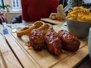 Jackfruit wings at Garden of Eden in Windsor