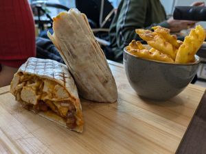 Tandoori Tofu Wrap at Garden of Eden in Windsor