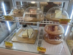 Large selection of vegan cakes and pastries   at Garden of Eden in Windsor