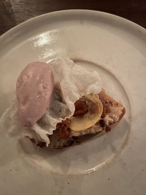 Vegan rice pudding   at The Musket Room in New York City