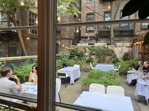 The garden   at The Musket Room in New York City