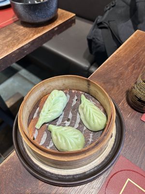 Vegan ravioli   at Yuga Sushi in Venice