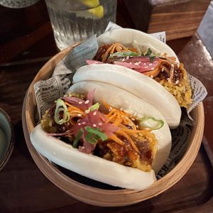 bao buns  at Vintage Bar in Hvar