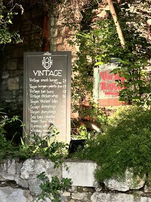 Menu  at Vintage Bar in Hvar