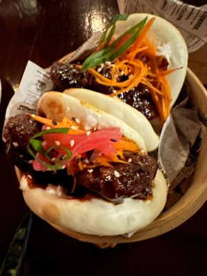 Vegan Bao Buns at Vintage Bar in Hvar