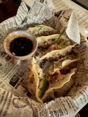 Vegan Dumplings at Vintage Bar in Hvar