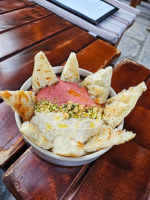 Hummus at Vintage Bar in Hvar