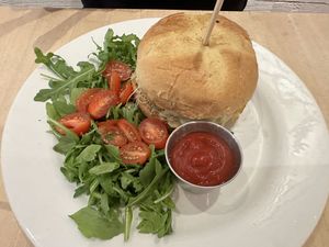 Beyond Burger  at Treesome Natural Food in Sunny Isles Beach