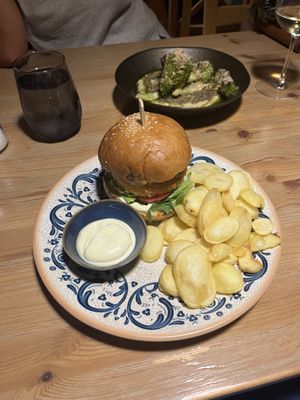 Katsu tofu burger  at Masha Vegeteria in Jelsa