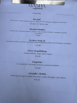   at Masha Vegeteria in Jelsa