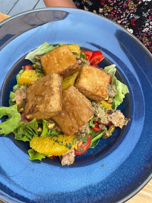 Tofu house salad   at Masha Vegeteria in Jelsa