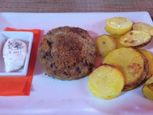 Vegan Burger at Freschette BioBistrot in Palermo