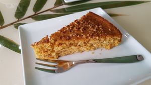 Carrot cake at Freschette BioBistrot in Palermo