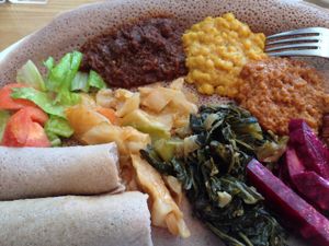 Vegan Sampler at Sheba in Rockville