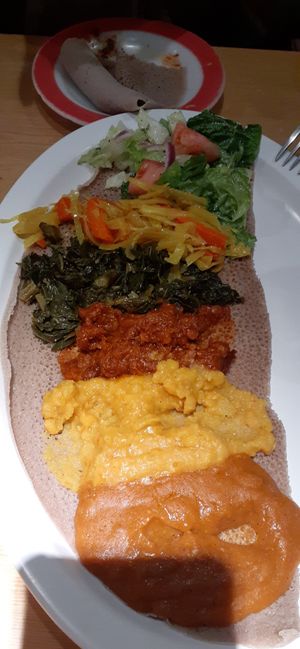 Vegan sampler at Sheba in Rockville