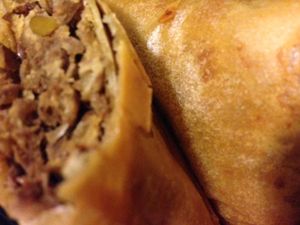 Lentil sambusa at Sheba in Rockville