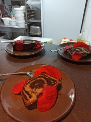 Marbré chocolat vanille avec glaçage rocher at Sambuca in Clermont-ferrand