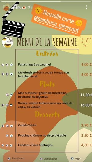  at Sambuca in Clermont-ferrand