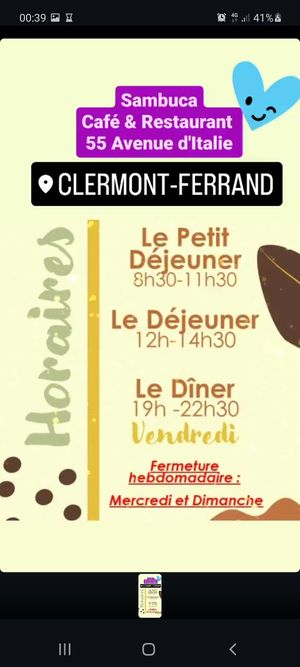  at Sambuca in Clermont-ferrand