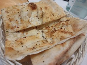 Garlic bread at Pizzeria Pellegrini in Tione Di Trento