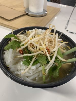 Vegan pho  at Doux Chaton in Liverpool