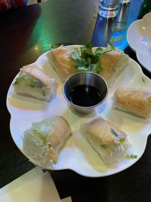 Summer rolls - tofu (vegan) at Doux Chaton in Liverpool