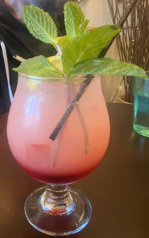 Shirley temple soda  at Me and Jungle Cafe in Oakland