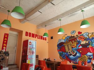 Interior at Good Dumplings in Belgrade