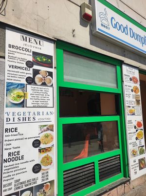 The restaurant at Good Dumplings in Belgrade