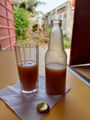 Jus de Baobab (F600) at Peace Food in Cotonou
