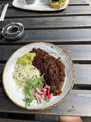 Mushroom chili   at Turf Tavern in Oxford