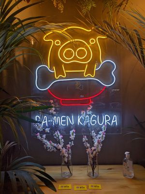 inside at Ramen Kagura - Valdebebas in Madrid