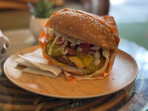 Their homemade patty was very good ! 👍🏼   at Sugar Planty in Mexico City