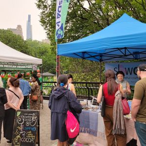 Vendors at Vegan Night Market in New York City