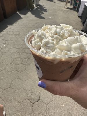 Cold Chocolate from Slow Cocoa  at Vegan Night Market in New York City