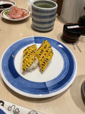 Corn  at Sushino Musashi in Kyoto