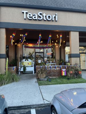 Outside!!  at TeaStori in Gainesville